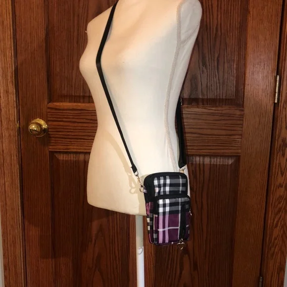 Purple and Black Mini Bag - Picture 10 of 15